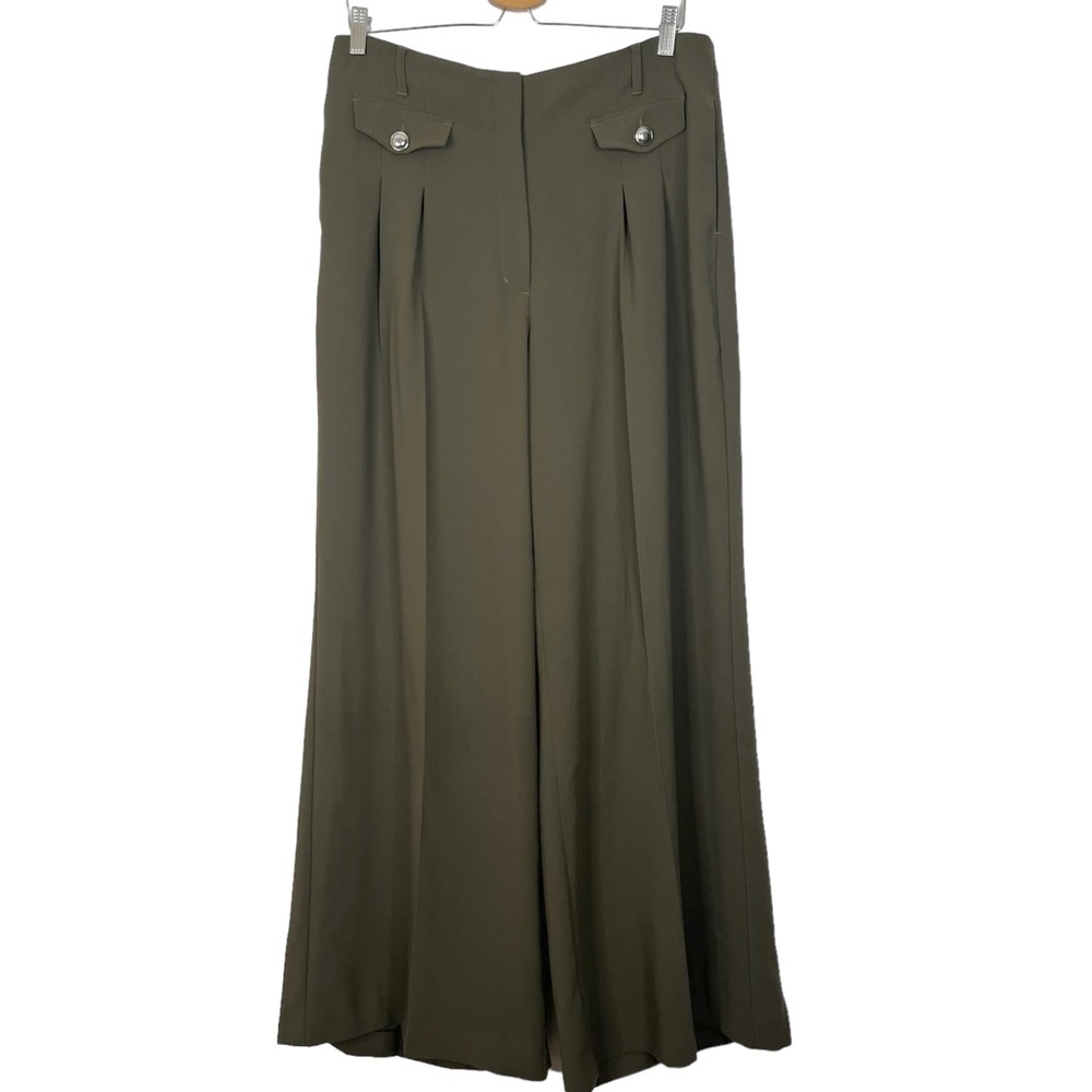 Express High Waist Wide Leg Pleated Trouser Pants